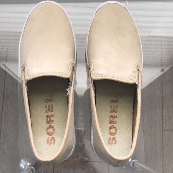 SOREL Campsneak Suede Platform Slip-on Sneakers - Picture 5 of 11